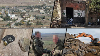 צה"ל בכיבוש מרחבים באיזור החיץ שמעבר לגבול עם סוריה