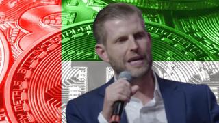 Eric Trump speaks at the Bitcoin MENA conference in Abu Dhabi, UAE 