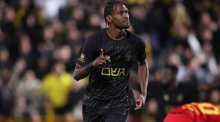 ז'אן מרסלין חוגג את שער הניצחון