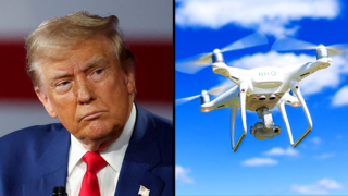 ארה"ב דונלד טראמפ רחפן רחפנים