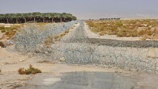 גדר התיל שהוצבה במושב פארן
