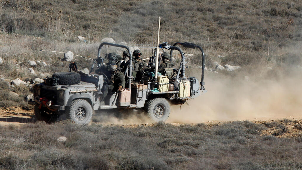 IDF forces near the border with Syria (Photo: Shir Torem/Reuters) כוחות צה"ל סוריה, ליד גבול ישראל