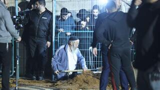 הלווייתו של הרב אשר דויטש בבני ברק