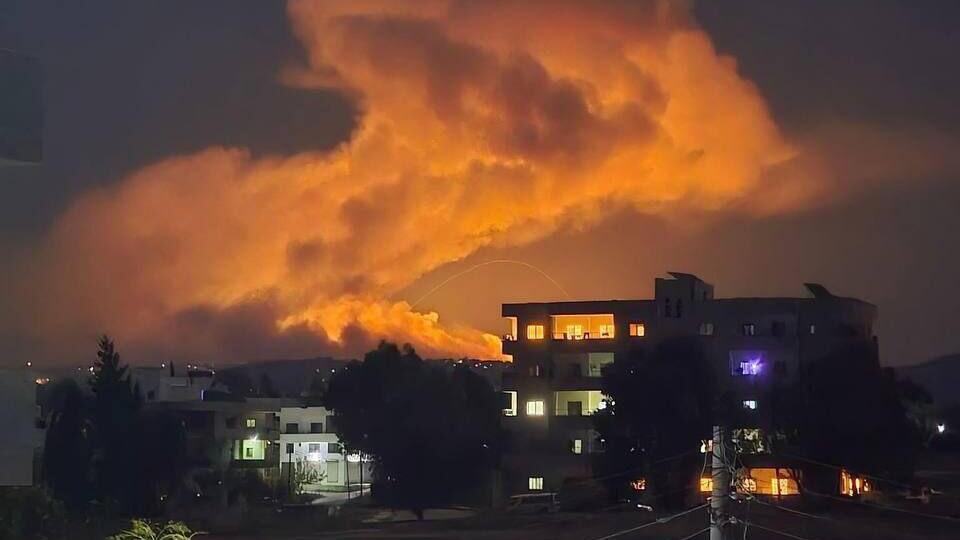 תיעוד מהתקיפות בסוריה