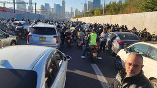 הפקק הבוקר באיילון