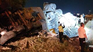 תיעוד מזירת התאונה בכביש 6