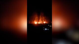 תקיפה בתחנת הכוח חזיז באזור צנעא בתימן