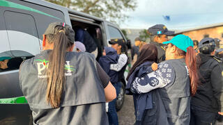 חילוץ ילדים מהמתחם