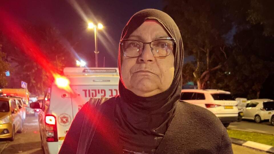 חדרא אבו חצירה, גרה בסמוך לאזור נפילת הטיל החות'י בתל אביב יפו 