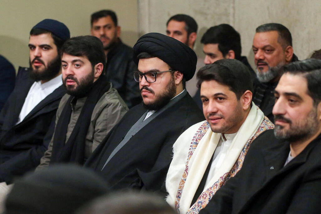 מנהיג איראן עלי חמינאי נאום טהרן במרכז מוחמד מהדי נסראללה בנו של חסן נסראללה