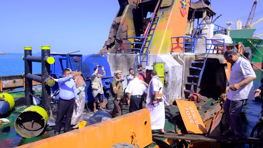 הנזקים בנמל חודיידה בתימן