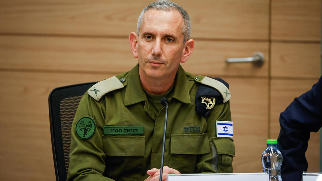 דובר צה"ל דניאל הגרי בוועדת חוץ וביטחון בכנסת