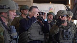 שר הביטחון ישראל כ"ץ בביקור בציר פילדלפי בעזה