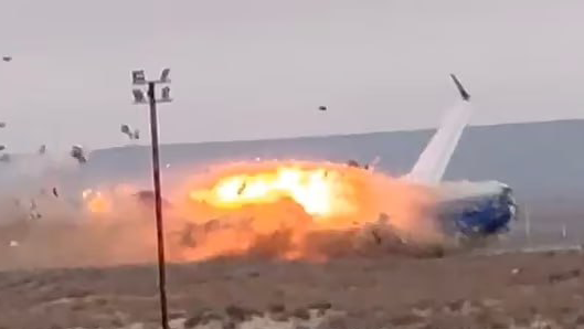  קזחסטן התרסקות מטוס אזרבייג'ן איירליינס בדרך ל צ'צ'ניה