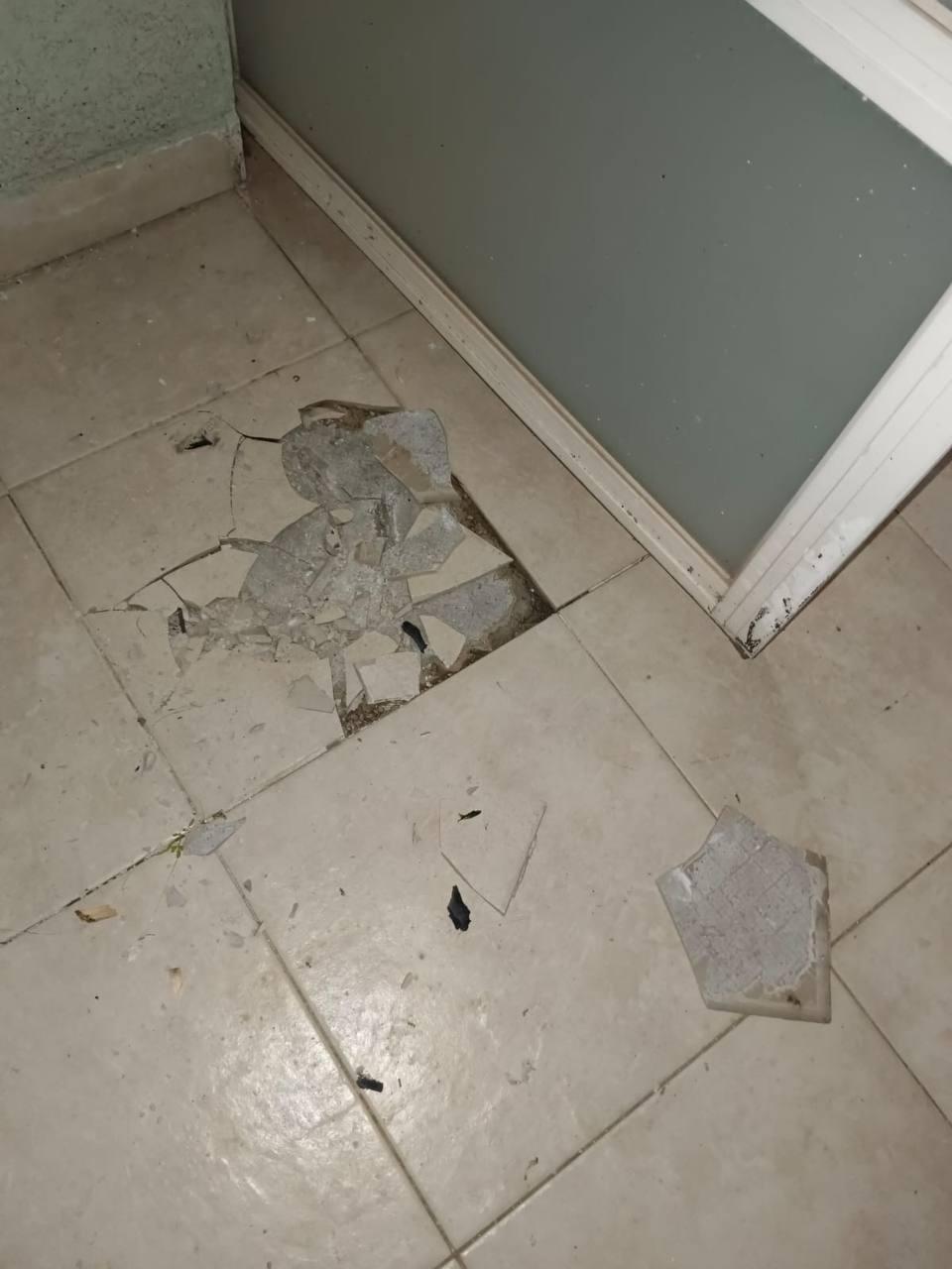 שברי היירוט בבית בבאר יעקב