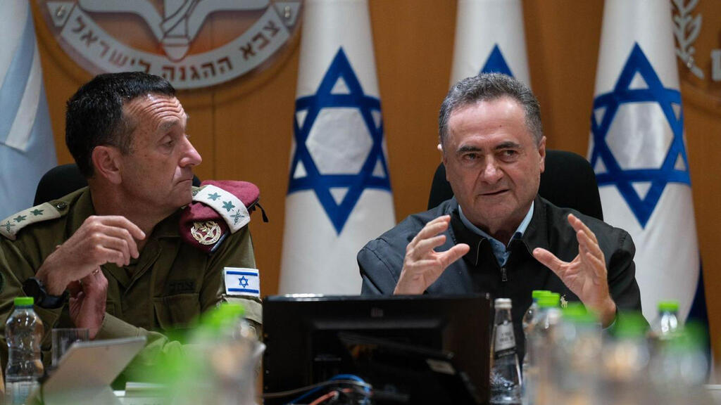 שר הביטחון ישראל כ"ץ והרמטכ"ל הרצי הלוי