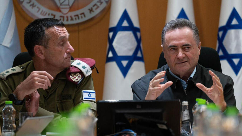 שר הביטחון ישראל כ"ץ והרמטכ"ל הרצי הלוי