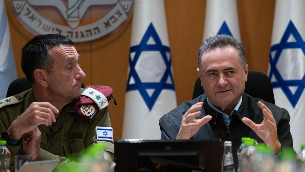 שר הביטחון ישראל כ"ץ והרמטכ"ל הרצי הלוי