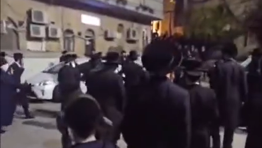 הפגנה נגד האדמו"ר מקרלין