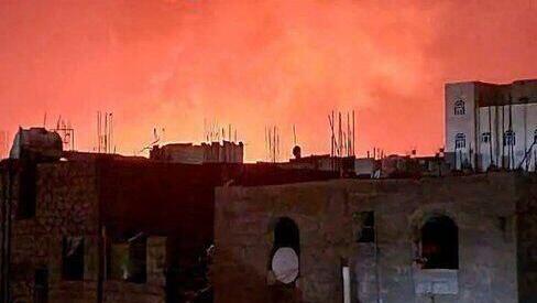 תקיפות בבירה צנעא בתימן