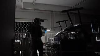 פעילות כוחות שייטת 13 במפקדת טרור של חמאס בבית החולים כאמל עדואן ברצועת עזה