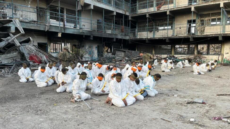 מעצר המחבלים בבית החולים כמאל עדואן בעזה