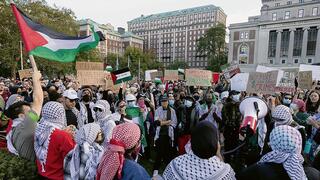 הפגנה פרו־פלסטינית באוניברסיטת קולומביה
