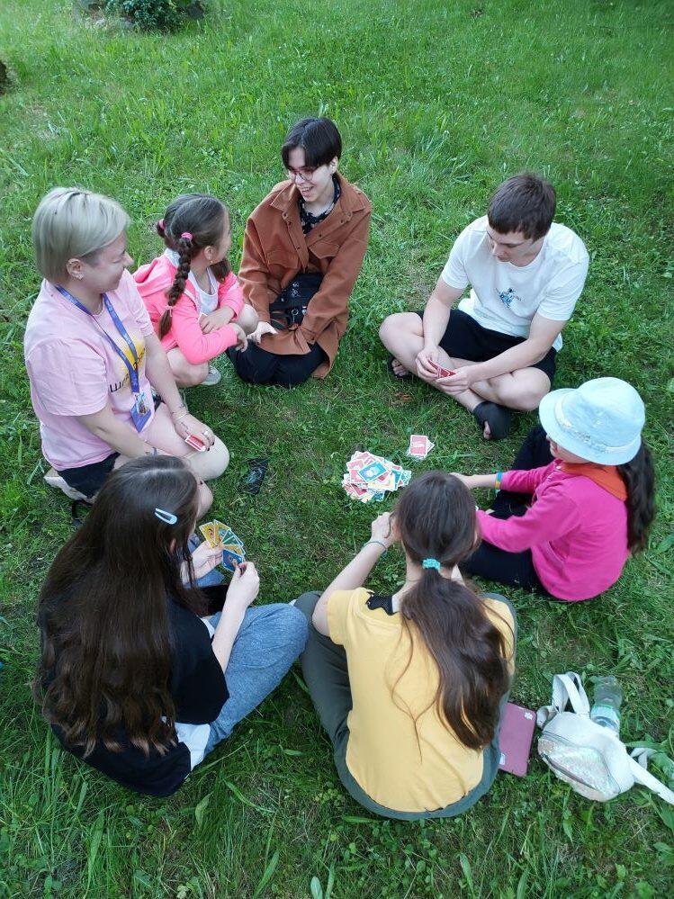 Returned Ukrainian children in Truskavets 
