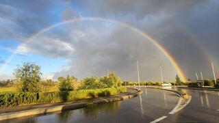 קשת באזור השפלה 