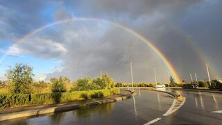 קשת באזור השפלה 