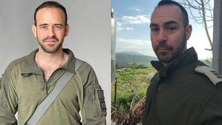 מימין: סרן במיל' תומר וינר, רס"ן במיל' מתן יפה 