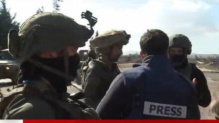 כוחות צה"ל מונעים מצוות של ערוץ אל-רד לצלם בקוניטרה