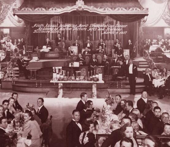 A star among Hollywood's stars. The 1937 Academy Awards ceremony 