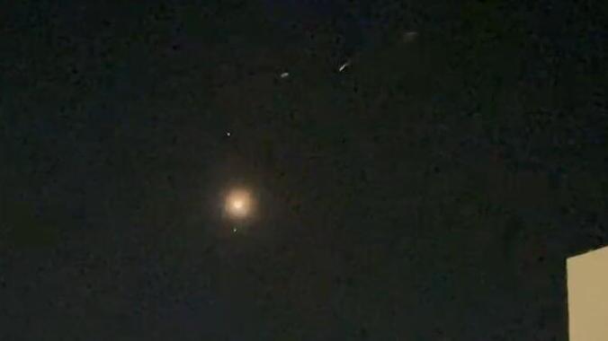 יירוט הטילים מתימן מעל שמי חולון