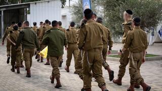 תיעוד מההכנות של צה"ל לגיוס החרדים לחטיבת החשמונאים במחנה ״תבץ״