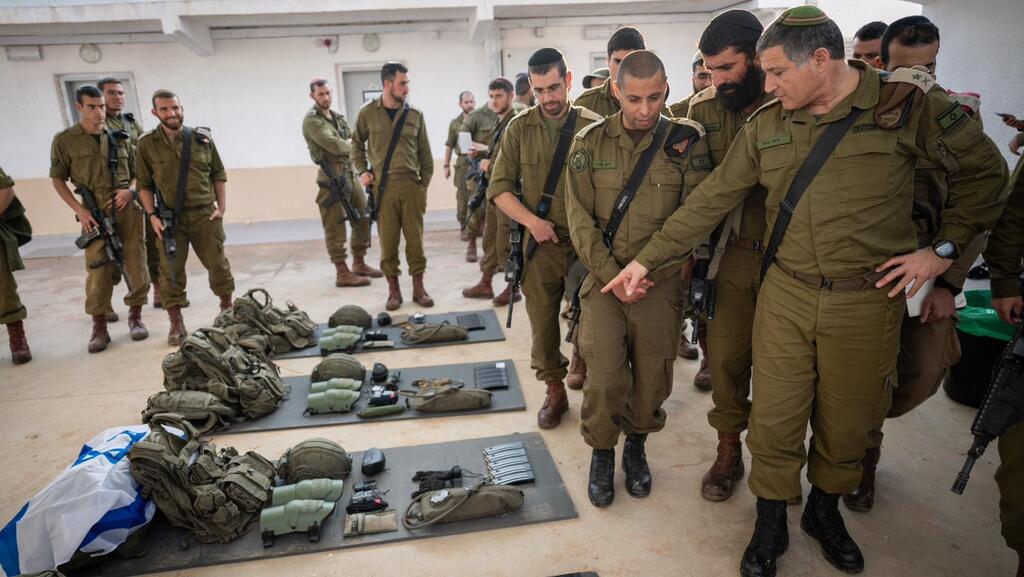 תיעוד מההכנות של צה"ל לגיוס החרדים לחטיבת החשמונאים במחנה ״תבץ״