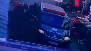 תיעוד: מסתערבים יורדים מאמבולנס במחנה בלאטה בשכם