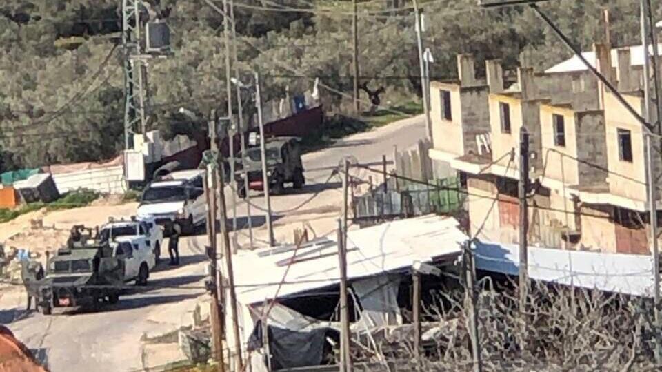 IDF forces on manhunt for terrorists after fatal shooting attack on Monday (Photo: Elisha Ben Kimon) IDF forces on manhunt for terrorists after fatal shooting attack on Monday