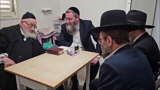 משה גפני והרב מאיר צבי ברגמן מדברים על חוק הגיוס