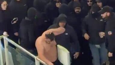 אוהדי מכבי חיפה תוקפים אוהדי של בית"ר ירושלים