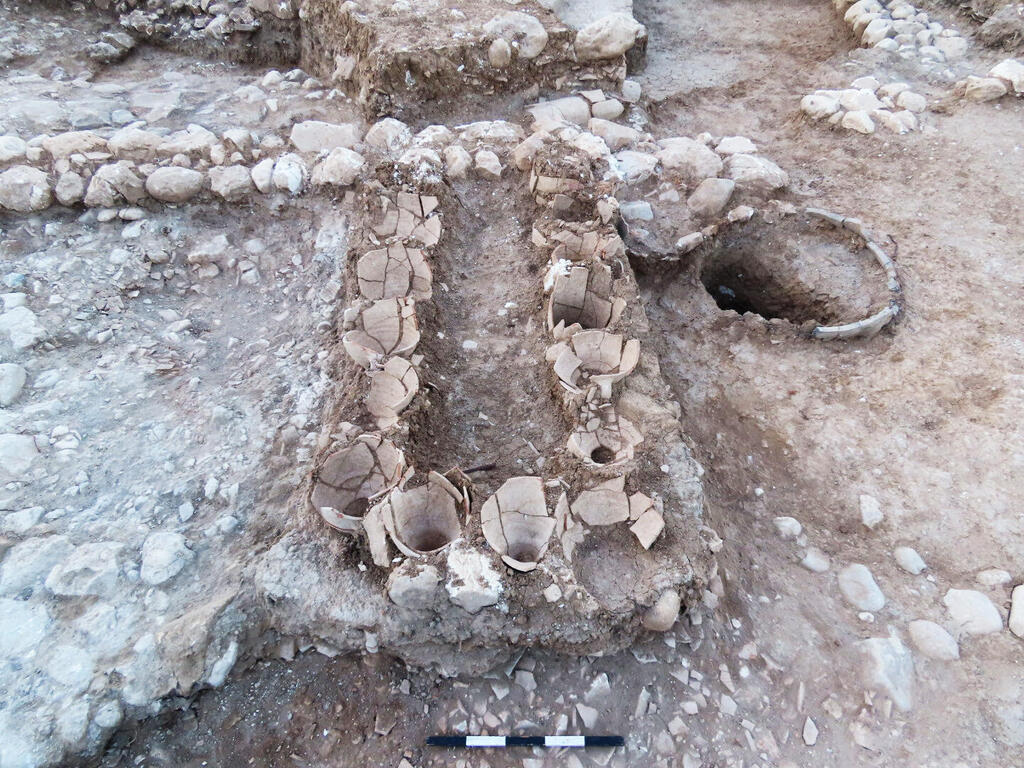 Byzantine period discovery near Kiryat Gat (Shira Lifschitz / Israel Antiquities Authority) Byzantine period discovery near Kiryat Gat