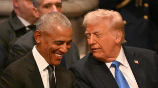 ארה"ב ברק אובמה דולנד טראמפ טקס אשכבה הלוויה ג'ימי קרטר