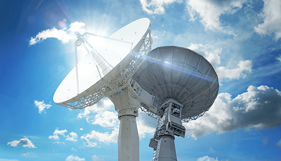 Shifting communications to private companies. A NASA ground station for satellite communication (Credit: NASA) Shifting communications to private companies. A NASA ground station for satellite communication