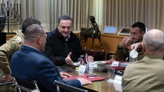 שר הביטחון ישראל כ"ץ בהערכת מצב עם הרמטכ"ל ובכירים נוספים בעניין הכרעת חמאס בעזה
