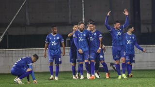 שחקני עירוני טבריה חוגגים