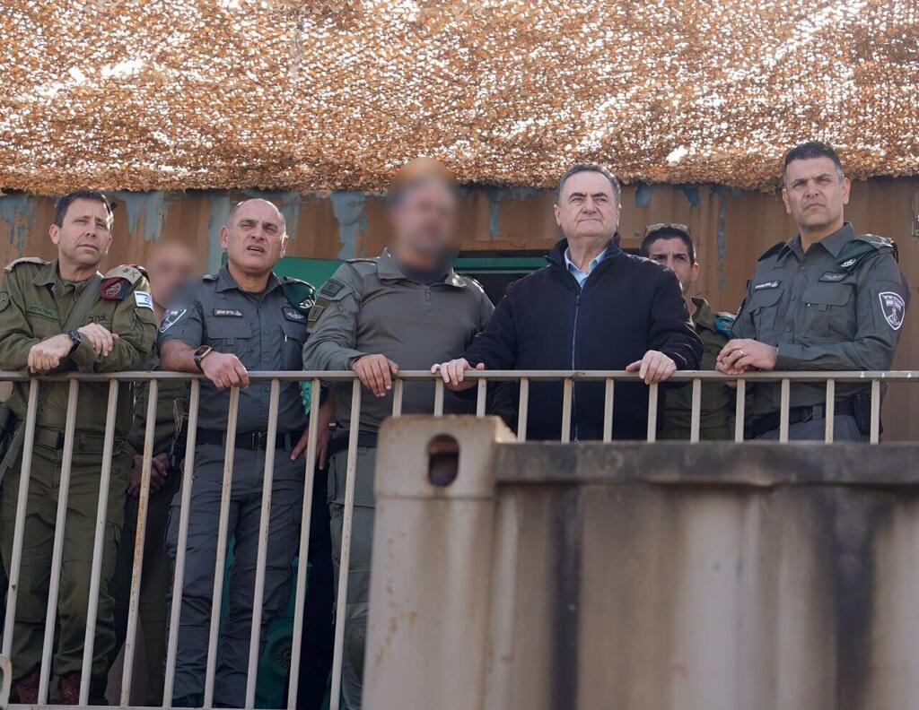 שר הביטחון ישראל כ"ץ בביקור ביו"ש