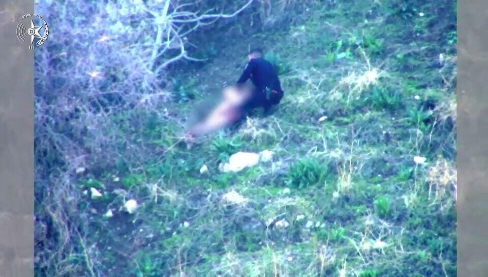 תיעוד החשוד שגנב משאית בטבריה ואותר עירום במנהרה