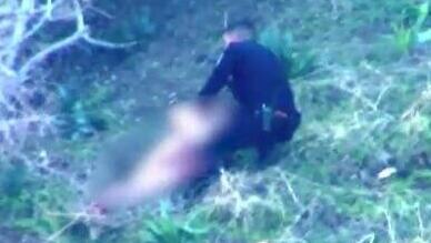 תיעוד החשוד שגנב משאית בטבריה ואותר עירום במנהרה