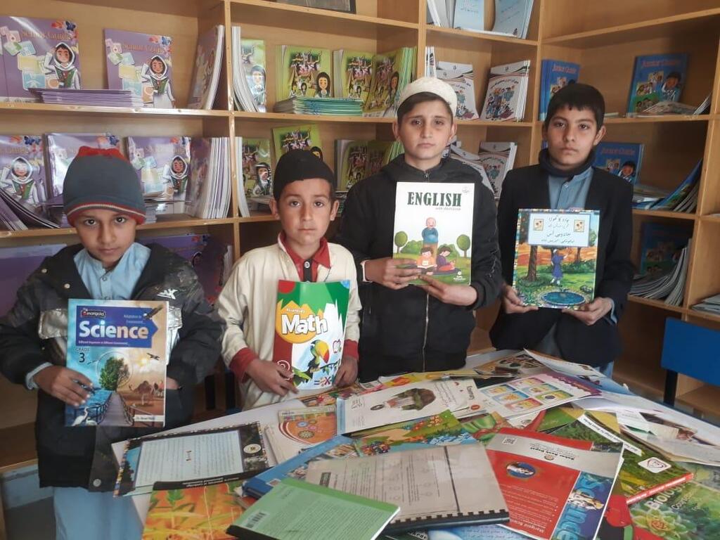 Children at Mashaal Library