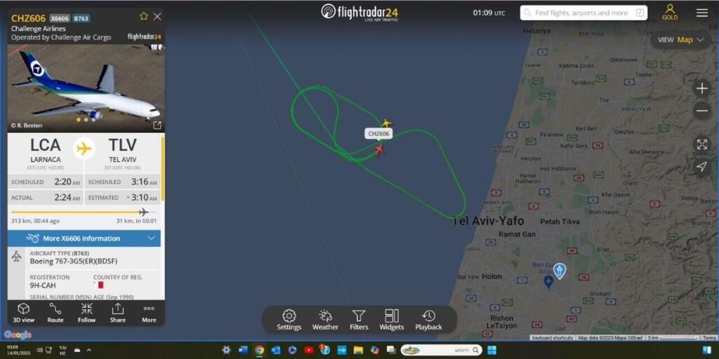 Flights turn away from Israel as a missile is launched from Yemen 